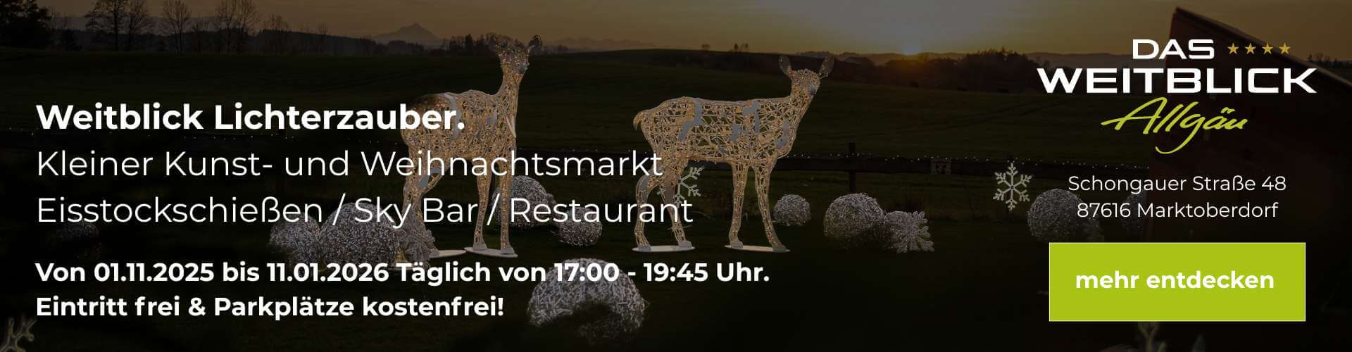 Lichterzauber - Weitblick Marktoberdorf Lichterzauber - Weitblick Marktoberdorf